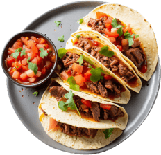 Ruti with beef slice